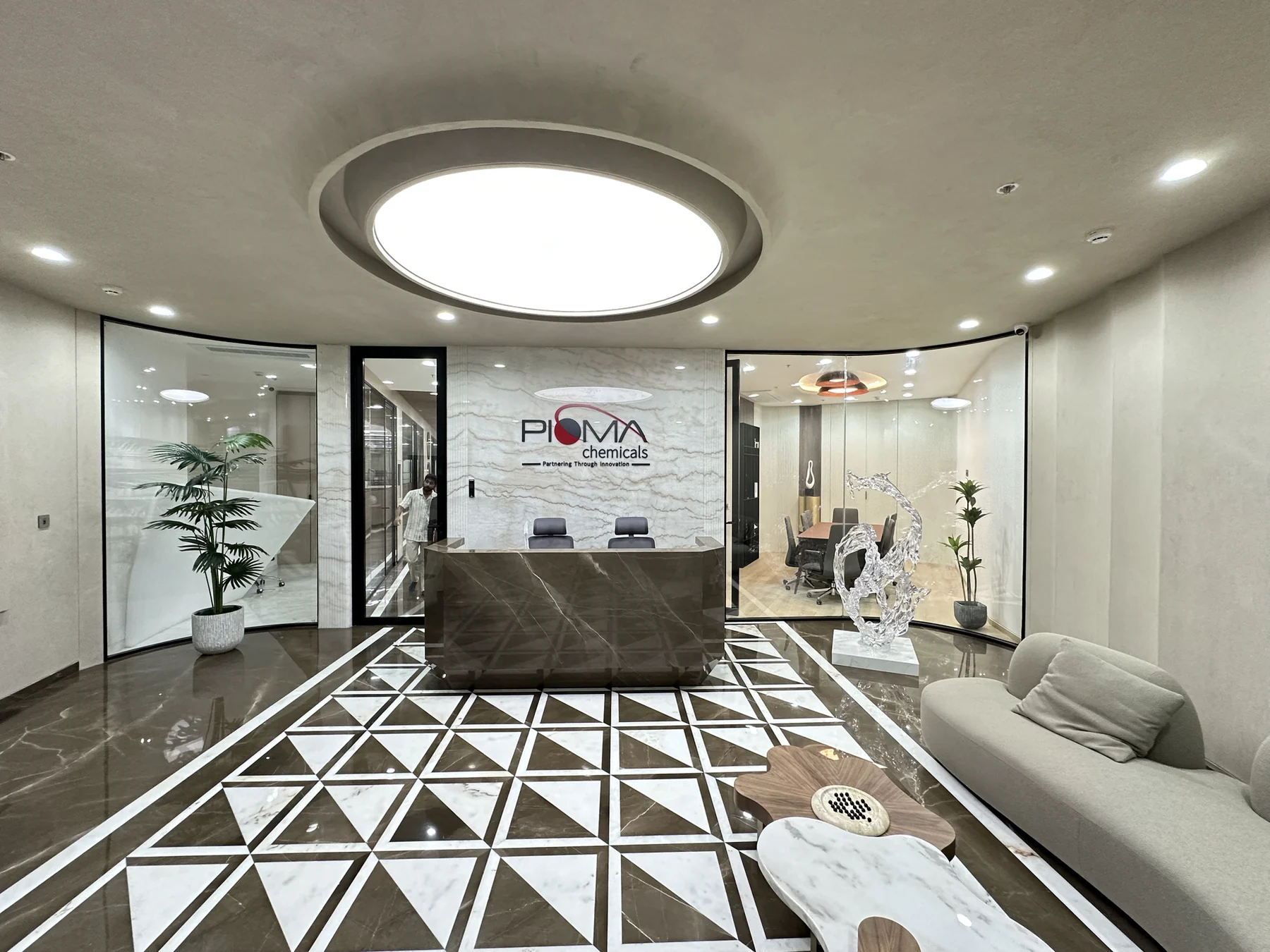 Pioma and Pharcos commercial interior in Andheri, view two